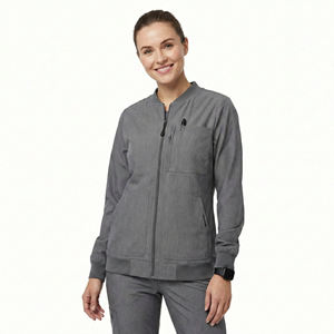 Chaqueta de Enfermera con Logotipo Personalizado, Chaqueta Médica con Cierre, Estilo Bomber, Uniforme Médico, Chaqueta Cálida Tipo Cardigan - Product Image 1