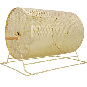 Tambor de Sorteo Metálico Giratorio de 14.8 x 21.26 con Mango de Madera para 10.000 Boletos y 300 Bolas de Ping Pong para Ferias Comerciales - Product Image 3