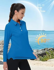 Polo de golf athlétique pour femme, Polo décontracté pour femme, Polo de golf respirant pour femme, Polo pour femme - Product Image 4