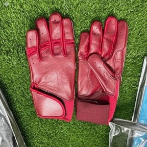Gants de frappe de baseball professionnels colorés 2026, très demandés, paume 100 % cuir de vachette, logo personnalisé, fermeture auto-agrippante, durables - Product Image 3