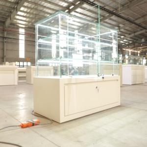 Estante de Exhibición de Vidrio para Supermercado con Iluminación LED para Cosméticos y Teléfonos, Estanterías para Tiendas Minoristas, Vietnam OEM ADONG A55 - Product Image 5