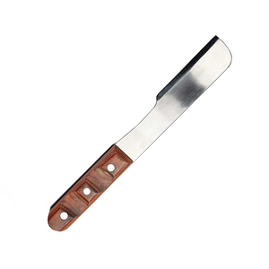 Couteau à cire dentaire, spatule à porcelaine, outil de modelage et de sculpture en laboratoire à manche en bois et acier inoxydable - Product Image 1