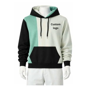 เสื้อฮู้ดดี้โอเวอร์ไซส์สำหรับผู้ชาย ฤดูหนาว สไตล์ไฮสตรีท ผ้าฝ้าย 100% ระบายอากาศได้ดี เป็นมิตรกับสิ่งแวดล้อม แห้งเร็ว มีซิป รับสกรีนโลโก้ตามสั่ง - Product Image 2