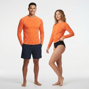Unisex <b>Compression</b> <b>Shirt</b> <b>Compression</b> Fit Moisture Wicking Sports Top for Fitness Gym Active Wear - Product Image 2