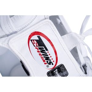 Twins Muay Thai BGVL Boxing <b>Gloves</b> with Chin & Cheek White Head Guard Premium Leather Boxing Sparring Kit - Product Image 5