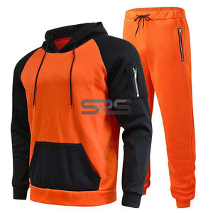 Ensemble de survêtement sportif d'hiver 100 % coton de haute qualité, personnalisable, avec pantalon de jogging et sweat à capuche – Vente en gros - Product Image 5