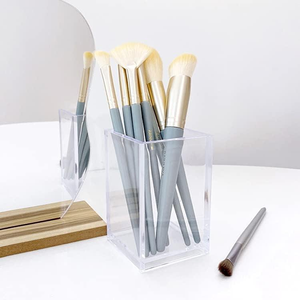 Hot Selling Manufacture Square Shape <b>Acrylic</b> <b>Container</b> for Pens Pencils Scissors Stationery <b>Storage</b> Box Office Supplies - Product Image 3