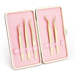 Pinzas Profesionales para Extensión de Pestañas de Uso Estético, con Agarre Ergonómico y Punta de Precisión Fina - Product Image 6