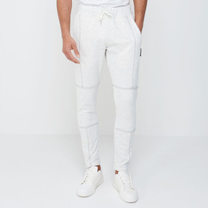 Men's <b>White</b> Cotton Durable Lightweight Sweatpants Elastic Waist Drawstring Casual <b>Joggers</b> Cargo Side Pockets Breathable Quick - Product Image 1