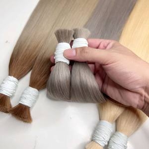 Qhair ผมต่อผมแบบดิบคู่ผมตรงกระดูกสีธรรมชาติแบบ100% จากผู้ขายเวียดนาม - Product Image 2