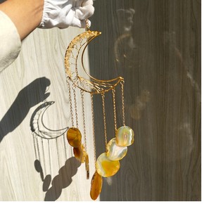 <b>Crystal</b> Round Handmade <b>Tree</b> of Life Pattern Feng Shui Theme Wind Chime for Home Decor Hanging Seven Chakra - Product Image 3