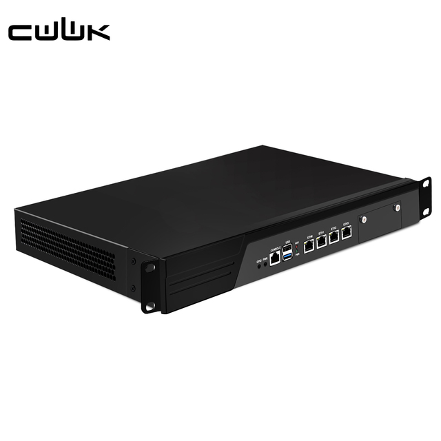 CWWK 1U N150 N300 Rackmount Firewall Server Appliance Pfsense Router 2 X 82599ES 10G SFP+ 4 X I226V 2.5GbE LAN 19" OPNsense Rack