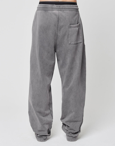 Pantalones Deportivos Holgados para Hombre, Lavado Ácido, Logotipo Personalizado, 100% Algodón con Forro Polar, Pierna Ancha, Gruesos - Product Image 2