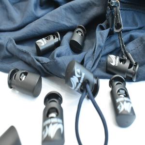 High Quality Single Hole Plastic Cylinder Stopper <b>Lanyard</b> Toggle and Spring Cord Lock for Bags and Garments Made in Vietnam - Product Image 2