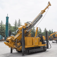 Foreuse de carottage à câble entièrement hydraulique Hengwang 1500m de profondeur, alimentée au diesel, avec moteur et propulseur pour le forage d'exploration