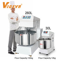 Pétrin à pâte en spirale pour la boulangerie et la pâtisserie en acier inoxydable Mélangeur à pâte pour boulangerie commerciale Machine à pain