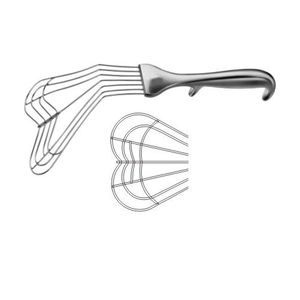 Espátula Pulmonar Allison de Acero Inoxidable de Primera Calidad, Instrumento Quirúrgico para Cirugía Cardiovascular y Torácica, Reutilizable - Product Image 3