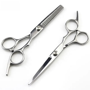 Ciseaux à effiler professionnels Ryzer Studio en acier inoxydable, pointe affûtée, pour droitiers, usage en salon, manche long non pliable, pour cheveux - Product Image 4