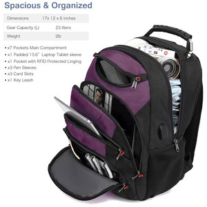 Sac à dos scolaire respirant, nouvelle arrivée, logo personnalisé, fermeture éclair lisse, polyester, confortable, multi-poches, léger, best-seller - Product Image 2