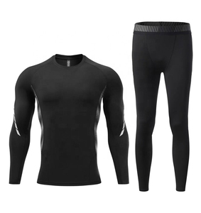 Hivo Sports, Última Novedad, el Mejor Chándal de Compresión para Hombre, Resistente, Transpirable, para Invierno, con Logotipo Personalizado, Diseño 2 en 1, Elástico - Product Image 3