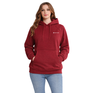 เสื้อฮู้ดสำหรับสุนัขและเจ้าของ ชุดคู่รักแสนสบาย ทันสมัย ใส่ได้ทั้งสัตว์เลี้ยงและคน สีเบอร์กันดี - Product Image 3