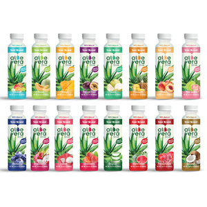 Aloe Vera aromatisé à la fraise du Vietnam 500ml PET large bouteille OEM ODM marque privée emballage de boisson de jus de fruits et légumes - Product Image 2