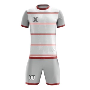 AZORES SPORTS Uniforme de football pour hommes adultes de haute qualité, short personnalisé 100% polyester sublimé, séchage rapide, respirant, extensible, OEM - Product Image 3