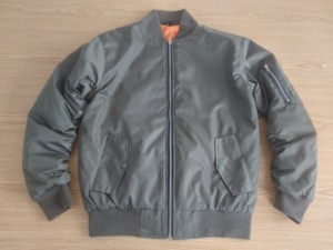 High Quality Winter Satin Varsity Bomber Jacket Custom Front Embroidery Logo Eco-Friendly Breathable Men Women Fashion - Product Image 3