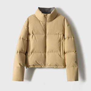 Winter Women Puffer <b>Jacket</b> Hooded <b>Long</b> Sleeve Warm Down Female Coat Windproof Quilted Outerwear Fashion Casual OEM Wholesale - Product Image 1