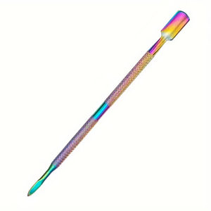 Multicolor Double ended Stainless Steel Cuticle Pusher Dead Skin Push Remover For <b>Pedicure</b> Manicure <b>tools</b> Home and Salon Use - Product Image 2