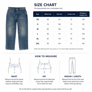 Jeans en denim bleu vintage de haute qualité pour hommes, coupe droite, décontractés, en coton, style streetwear, vente en gros, OEM - Product Image 6