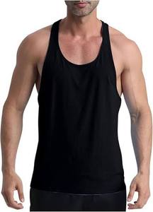 Camiseta sin mangas de punto sin costuras para entrenamiento, talla grande, chaleco deportivo, camiseta sin mangas de algodón para hombre, informal elegante, transpirable y ecológica - Product Image 3