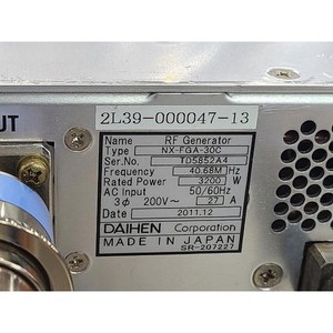 Daihen NX-FGA-30C 2L39-000047-13 RF ตัวควบคุมการจับคู่อัตโนมัติที่ใช้เป็นชิ้นส่วนอุปกรณ์เซมิคอนดักเตอร์รุ่นเก่า - Product Image 1