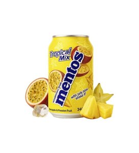 Bebida Carbonatada Tropical Mentos Sparkling con Sabor a Piña y Fruta de la Pasión, Refresco Refrescante, Venta al por Mayor OEM 24H - Product Image 4