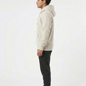 Sudadera con Capucha Premium con Estampado Puff, Mezcla de Algodón Grueso, Corte Holgado, Estilo Urbano para Uso Diario - Product Image 4