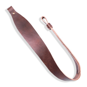 Sangle en cuir de vachette tanné végétal de haute qualité, réglable, de 37 pouces, durable, confortable, accessoire tactique de chasse - Product Image 1