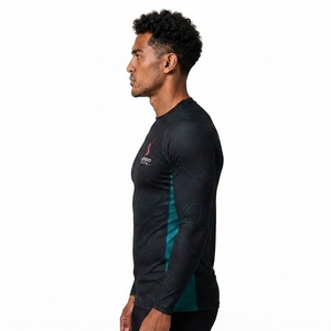 Camiseta de Manga Larga para Hombre, Transpirable, de Secado Rápido, Spandex/Poliéster, con Color y Logotipo Personalizables para Ropa Deportiva - Product Image 6