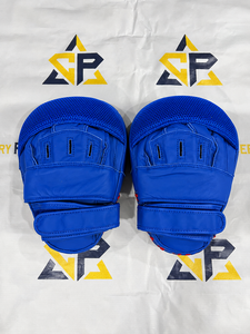 Guantes de Boxeo Curvos Largos de Último Modelo OEM, de Alta Calidad, en Cuero Azul Mate, para Entrenamiento de Artes Marciales Mixtas (MMA), Cómodos y Protectores - Product Image 2