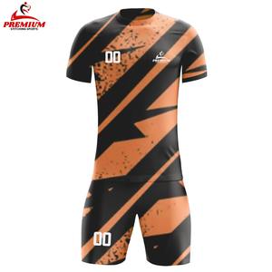 Tenues de football en polyester, manches courtes, col rond, respirantes, séchage rapide, logo personnalisé, antibactériennes, anti-UV, haute qualité, club - Product Image 4