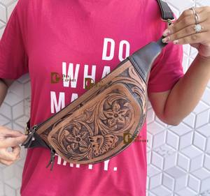 Bolso de Hombro de Cuero Genuino, Hecho a Mano, Moderno, para Viajes, Fácil de Llevar, Unisex, Elegante, con Cinturón para Dinero - Product Image 5