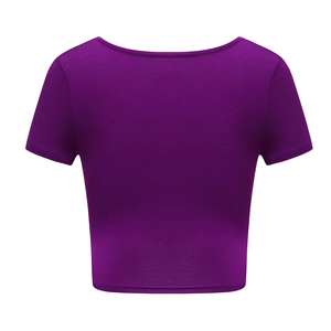 Crop top pour femme en matière de qualité supérieure, respirant, confortable, anti-rides, écologique, vêtements décontractés, dernières tendances - Product Image 3