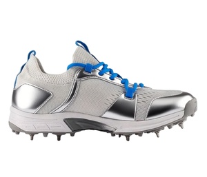 Nuevo Diseño de Zapatos de Cricket con Tacos para Bowling, Fitness y Caminar, Zapatos de Cricket de Malla para Hombre con Tacos Antideslizantes y Transpirables con Cordones - Product Image 1