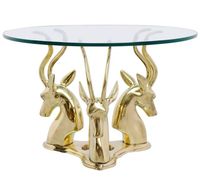 Ensemble de 2 tables basses gigognes en métal doré, plateau en marbre extensible, nouveau design, salon, mobilier de haute qualité avec revêtement en poudre