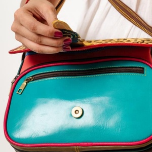 Women's Genuine Cowhide Leather Hobo Bag Handtooled Western Style <b>Boot</b> with Concealed Carry Shoulder Strap for Winter <b>Spring</b> Use - Product Image 5