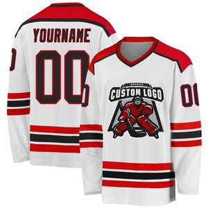 Maillot de hockey sur glace personnalisé de qualité supérieure, couleur or vieilli et violet-noir, vente en gros, le plus vendu, directement de l'industrie - Product Image 2