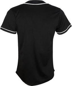Camiseta de Béisbol Personalizada para Hombre, Casual, con Botones, Manga Corta, Uniforme Deportivo para Softbol - Product Image 2