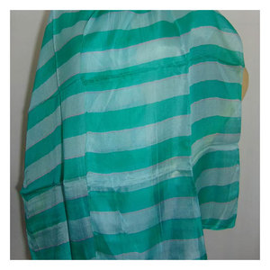 ผ้าพันคอไหมพิมพ์ลายบาติกอินเดียลายจุด ผ้าพันคอไหมยาวพิมพ์ลายดีไซน์หรูหรา ผ้าพันคอไหมพิมพ์ลายสำหรับผู้หญิง เนื้อนุ่ม น้ำหนักเบา แฟชั่นทันสมัย - Product Image 3