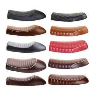 เบาะมอเตอร์ไซค์วินเทจแบบคาเฟ่เรเซอร์คุณภาพสูง หนังสีดำทรงฮัมป์ แบบเรโทร สำหรับ <span class=keywords><strong>CB400</strong></span> CL200 XJ650 ขายส่ง - Product Image 4