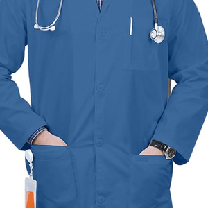 Nouveau style, meilleures ventes en ligne, personnalisez votre propre design, blouses d'hôpital pour médecins à manches longues, tissu tricoté, unisexe, pas cher - Product Image 5
