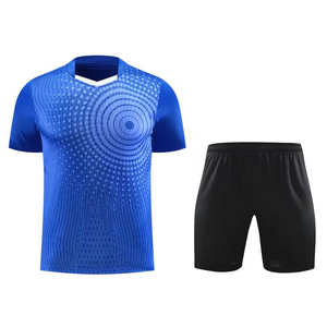 Wholesale Quick Dry Men's Soccer Uniform - Custom High Performance Football Jersey Set with Turtleneck - Product Image 6